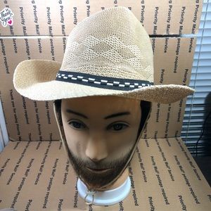 Cowboy Hat Straw One Size Unisex